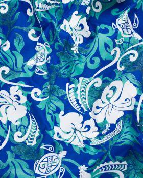 Polynesian fabric ANAE Blue - Tissushop